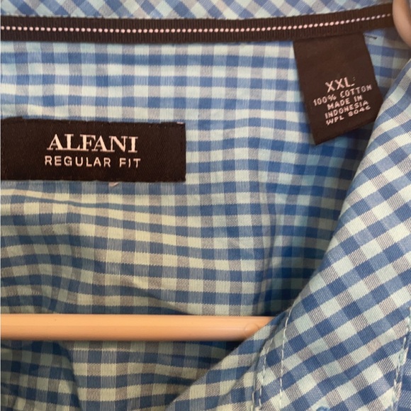 NWOT set of 3 Alfani short sleeve button down shirts size XXL - Picture 3 of 7